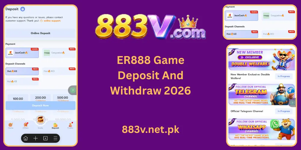 883V Game Deposit And Withdraw