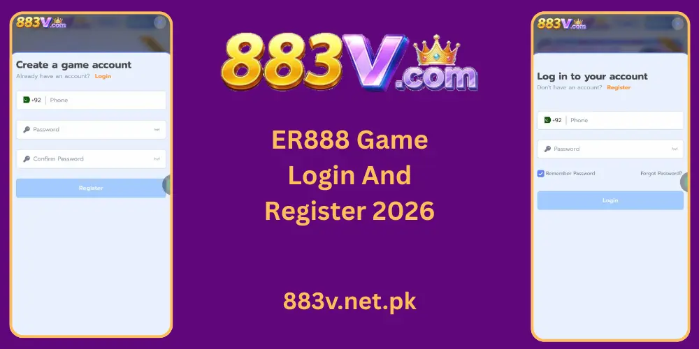 883V Game Login And Register