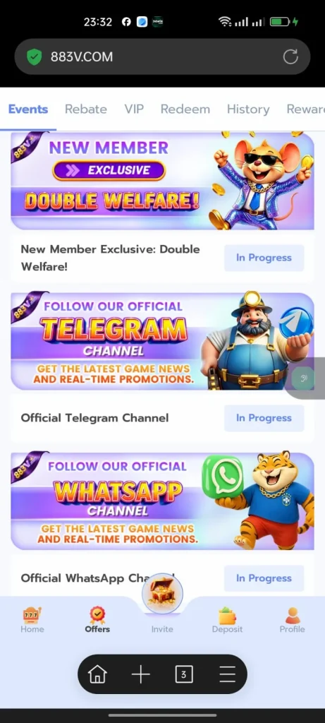 883V Game Whatsapp Channel