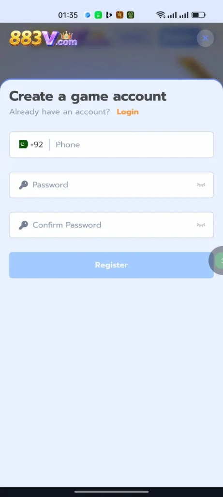 883V Login